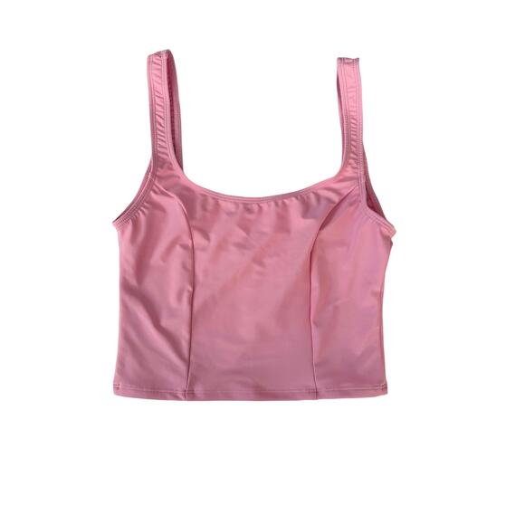 NEW Free People x Seea Maisie UPF Square Neck Princess Seam Rose Surf Tank XS - Picture 3 of 8